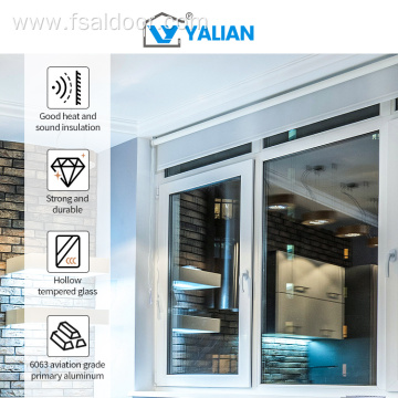 Aluminum Thermal Break Casement Windows French Design